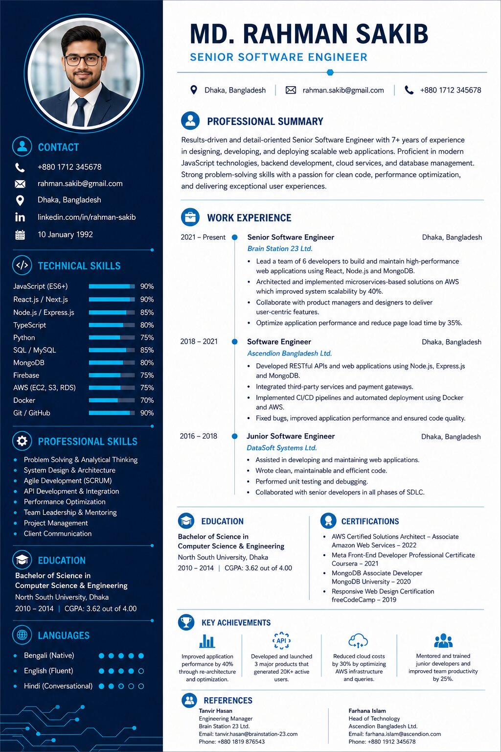 IT & Software CV Design